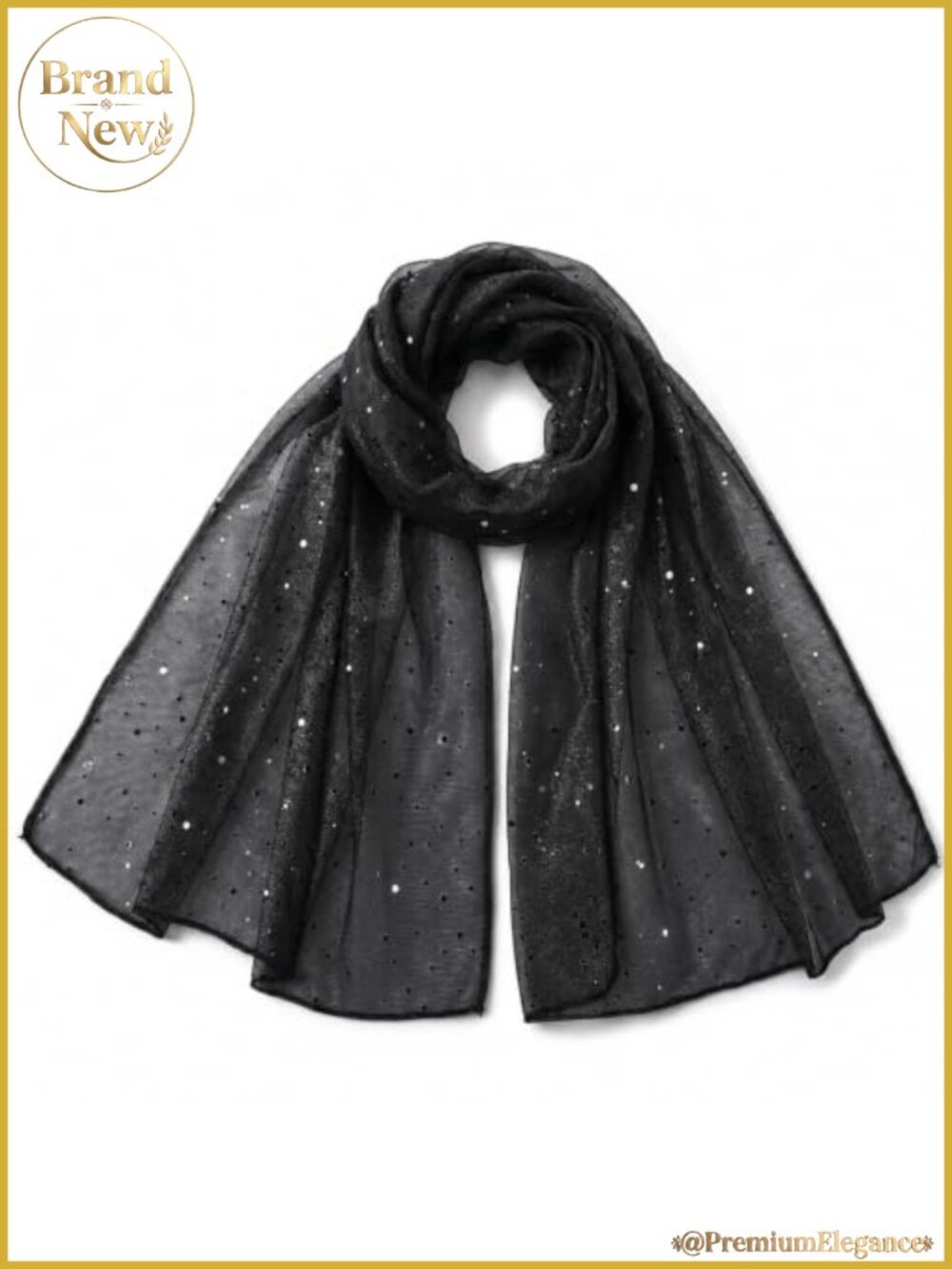 Sequin Bandana Shawl Wrap Sparkling Headscarf Hijab Festival Rave